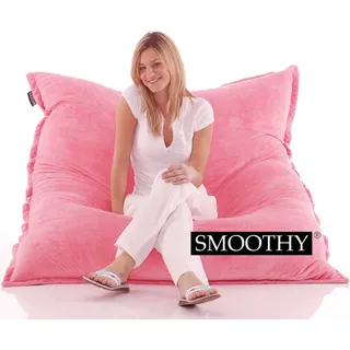 Smoothy XXL Sitzsack mit Samtbezug ROSA