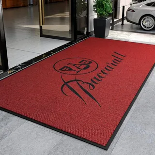 HARVEST HOUSE Personalisierte Fußmatte mit Logo zum Selbst Gestalten | Schmutzfangmatte - Fussmatte Innen und Außen