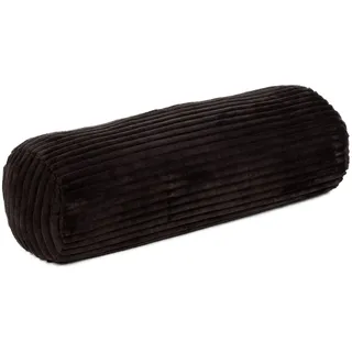 Gözze Nackenrolle Cord Optik 70 x 22 cm Dunkelbraun