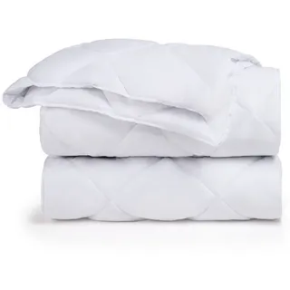 Blumtal Sommerdecke 135x200 cm - Oeko-TEX zertifizierte Sommerdecke 135x200 cm - leichte Decke Sommer weich - Steppbettdecke waschbar 95 °C - Füllmenge 150 GSM - mit Eckhalterung