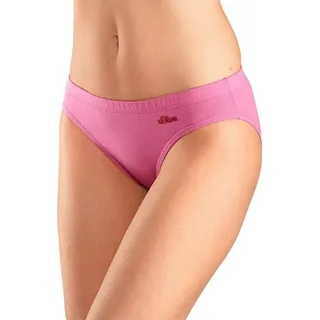 s.Oliver Bikinislip 3er-Pack, aus elastischer Baumwoll-Qualität, rosa
