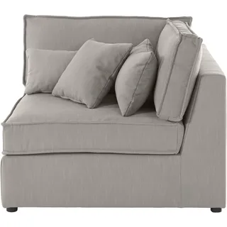 OTTO home Couch Baumwolle/Polyester 1-Sitzer Beige