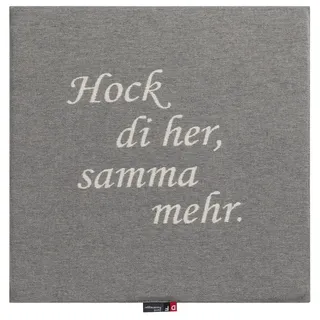 David Fussenegger Sitzkissen Porto 40 x 40 cm Grau