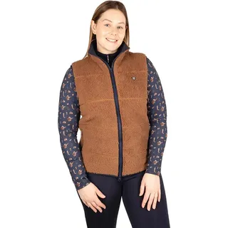 Hy - "Elevate" Weste für Damen, Teddy-Stoff BZ6117 (XL) (Braun) - Braun