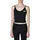 Crop Tanktop Damen Schwarz XXL