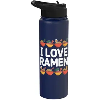 I Love Ramen Nudelschale Delight Design Stainless Steel Insulated Water Bottle