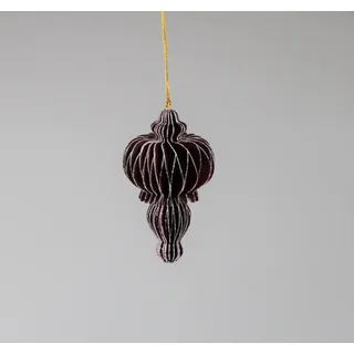 Christbaumschmuck AM DESIGN "aus Papier, Ø: 12 cm", braun (bordeaux), Ø:12cm, Weihnachtsbaumschmuck, Christbaumschmuck, 6er Set