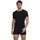 Tight Fit-Shirt Schwarz M