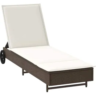 vidaXL Sonnenliege 200 x 58 x 80 cm Braun