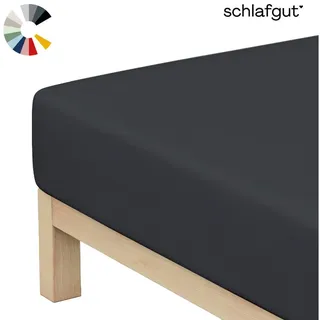 Basic Mako-Jersey 140 x 200 - 160 x 200 cm titan