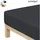 Spannbettlaken Jersey 140 x 200 - 160 x 200 cm grau