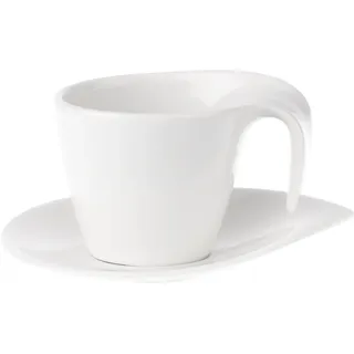 Villeroy & Boch Kaffeetasse mit Untertasse 0,2 l Weiß