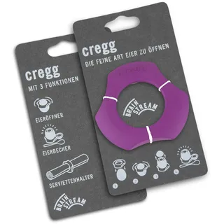 cregg Brainstream, lila, Eieröffner/Eierbecher/Serviettenhalter, A001273
