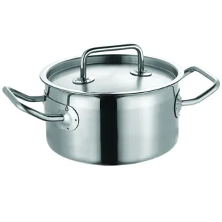 Schulte-Ufer 6404-16 i Bratentopf Profi-Line i, 16 cm, Edelstahl, Silber