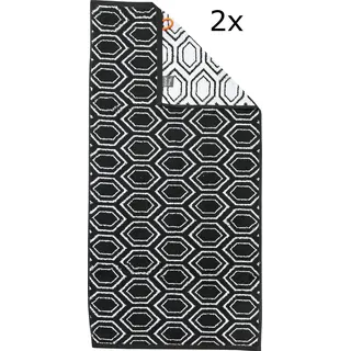 done.® Handtuch Set »Daily Shapes Ethno« modernes Muster, in verschiedenen Set Varianten erhältlich, schwarz