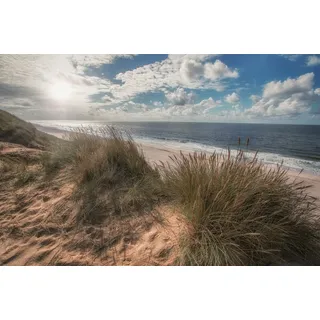 Bönninghoff "Wandbild STRAND SYLT 78x118 cm – Leinwandbild Keilrahmen Deko modern", Strand 1 Stk. tlg. auf Keilrahmen gespannt, farbe rahmen: kein rahmen, farbe bild(er): beige, blau, grün),