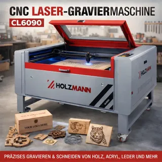 Holzmann Maschinen Holzmann CNC Laser Gravier-Schneider CL6090 230V