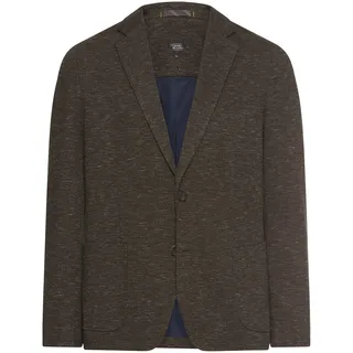 camel active Herren 2-Knopf Sakko im Baumwoll-Mix Dunkel Khaki, menswear-56