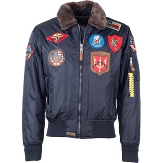 Top Gun Machine, Textiljacke - Dunkelblau - S