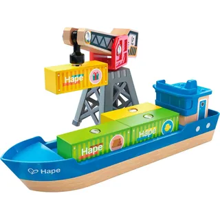 HaPe E3792 Frachtschiff und Hafenkran