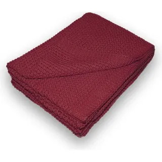 Betten-ABC Traumhaft gut schlafen Strickdecke – Kuscheldecke in verschiedenen Farben, 100% Polyester
