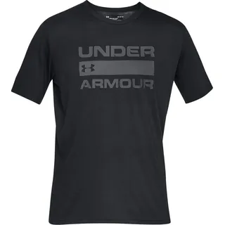 Under Armour Team Issue Wordmark Short Sleeve black rhino gray - L