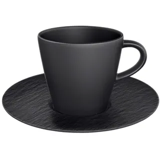 Villeroy & Boch Manufacture Rock Kaffeetasse 0,15 l Schwarz 2 St.