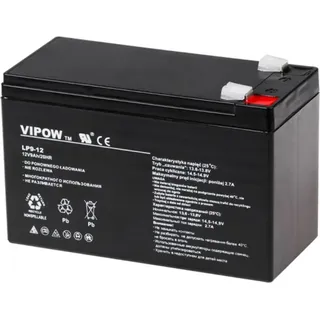 VIPOW Gelakku AGM Gelakkumulator Ersatzbatterie Gel Akku Batterie (12V 9Ah)