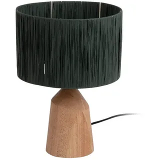 Leitmotiv Tischlampe Trapeze Ø 25 cm , Braun , Papier , Rund , E27 , 25x35.5x25 cm , Ce , Lampen & Leuchten, Innenbeleuchtung, Tischlampen