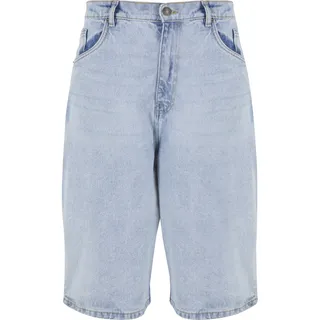 Urban Classics Herren Kurze Jeans 90`s Heavy Denim Shorts, Jeans-Shorts für Männer, Weites Bein, 3/4 Länge, Größen 28-44