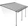 Terrassenüberdachung Sierra 555 x 299 cm grau