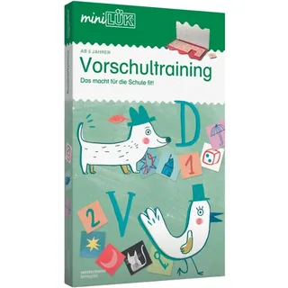 LÜK miniLÜK-Sets: miniLÜK-Set: Vorschultraining: Das macht für die Schule fit! über 5 Jahren:! ( Kasten + ... die Schule fit! für Kinder von 5 - ... Jahren (miniLÜK-Sets: Kasten + Übungsheft/e)