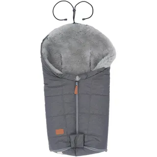 Jimmylee Fellsack , Hellgrau, Dunkelgrau , Textil , 43x75 cm , Oeko-Tex® Standard 100 , Baby on Tour, Kinderwagen, Kinderwagenzubehör, Kinderwagen-Fußsäcke & Babyschalen-Fellsäcke