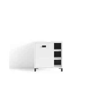 byLIVING »Wellness« 1 Stk. tlg. 60cm Waschbeckenunterschrank, mit Metallgriff und viel Stauraum.,