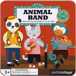Wild & Wolf "Magnetic Play Set Animal Band - Gioco magnetico "La banda degli animali", 3 Jahr(e)