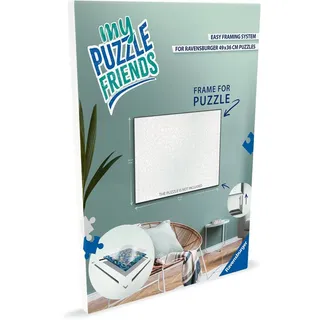 Ravensburger Puzzle-Rahmen, weiß, 500 Teile, Format 50 x 37 cm,