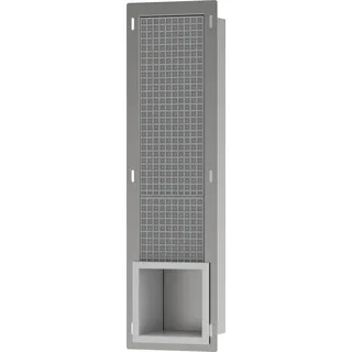 Hansgrohe XtraStoris Original - Einbau-Toilettenpapierhalter mit Vorratsbehälter für 6 Rollen, eingelassene Wandnische, Papierrollenhalter, Klopapierhalter, Badezimmer Zubehör, Mattweiß, 56058700
