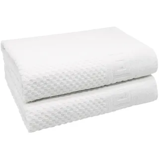 ZOLLNER Badetuch 100 x 150 cm weiß 2 St.