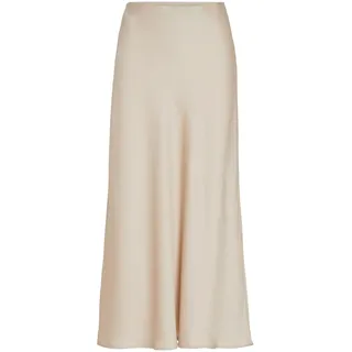 Vila Female Damen High Waist Midirock, eleganter Rock in Midi-Länge VIELLETTE High Waist