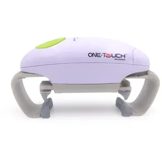 One Touch Ultra ONE TOUCH KC12 Elektrischer Glasöffner "Freihändig" - Mühelos per Knopfdruck auf den grünen Knopf - ideal für Menschen mit Greifproblemen