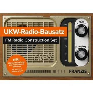 Franzis UKW-Radio zum Stecken Retro-Radio ab 14 Jahre