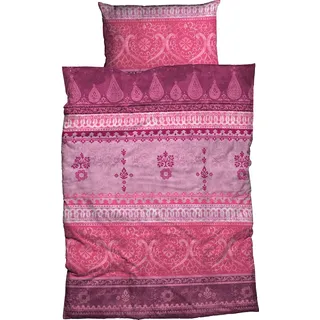 CASATEX Bettwäsche "Indi" 2 Stk. romantisch, orientalisch, weich und gemütlich, winterberry