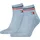 Quarter Socken Paare Light Blue Melange 39-42