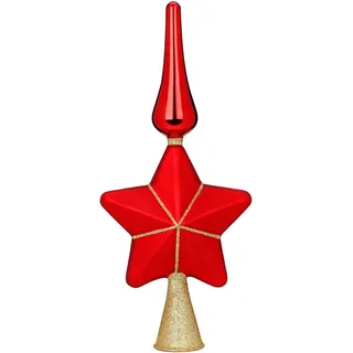 MAGIC by Inge Christbaumspitze »Merry Red, Weihnachtsdeko rot, Christbaumschmuck« mit Stern, Höhe ca. 29 cm, rot