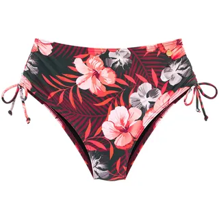 LASCANA Highwaist-Bikini-Hose "Loria" mit Shaping-Effekt, oliv, orange