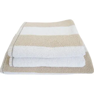 Dyckhoff Duschtuch »Maritim, Block Stripe«, beige