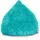 Sitzsack Fluffy 120 l Türkis