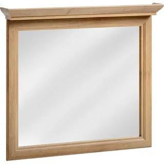 Badspiegel Spiegel Badezimmerspiegel Wandspiegel Holz 85x76cm Rahmen Spieglein