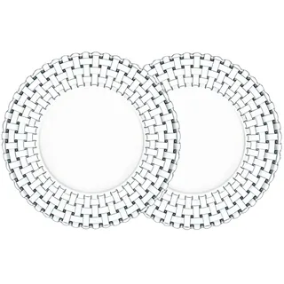 Nachtmann Servierteller Bossa Nova 2tlg. Kristall, Kristalloptik Transparent Klar