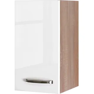 Flex-Well Hängeschrank Valero 30 x 55 x 0 cm Hochglanz Weiß